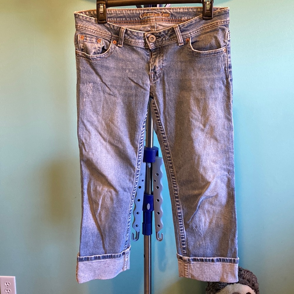 American Eagle Women’s Vintage Low Rise 8 Reg Capri Pants EUC